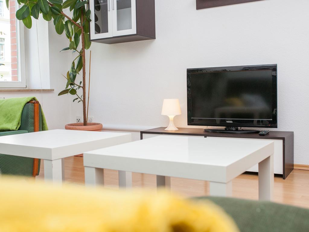 Ferienwohnung Leipzig Nord-Ost Bagian luar foto